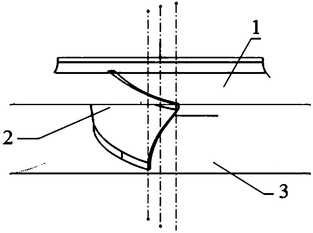 A backward centrifugal fan