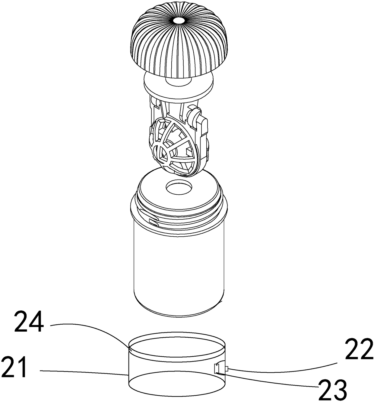 Contact lens disinfection box