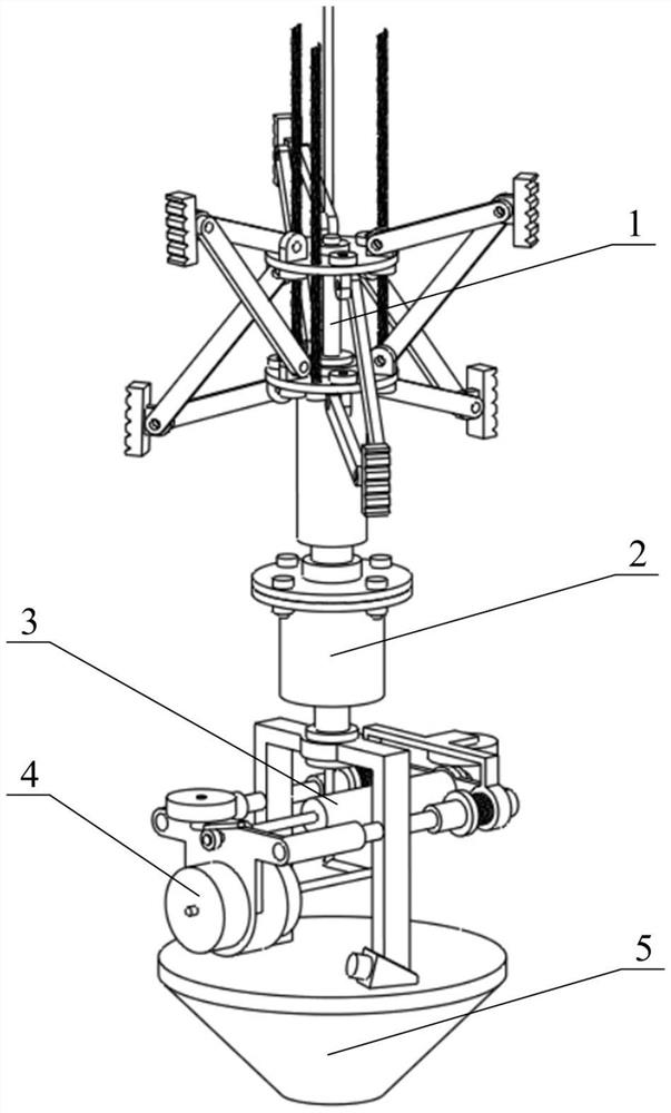 Marine abandoned wellhead cutting device based on plasma arc cutting