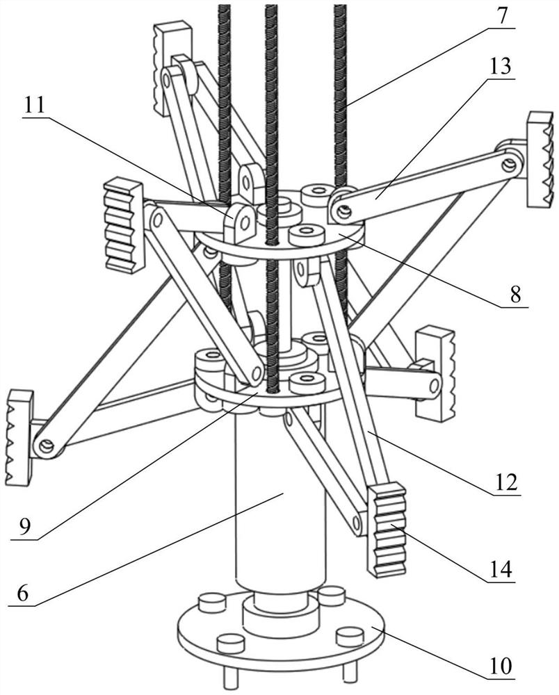 Marine abandoned wellhead cutting device based on plasma arc cutting