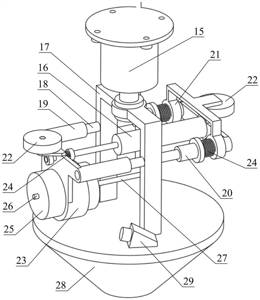 Marine abandoned wellhead cutting device based on plasma arc cutting