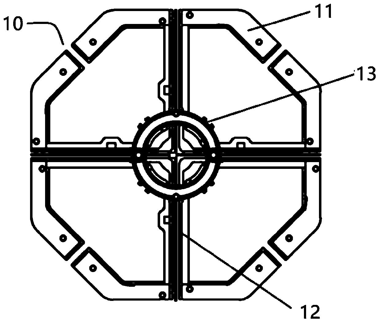 Multi-frequency ultra-wideband oscillator and antenna