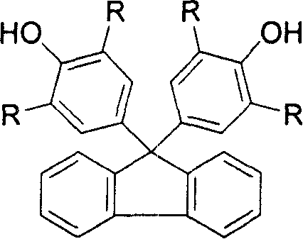 Sulfonated high polymer containing bisphenol fluorine, synthesis and application thereof