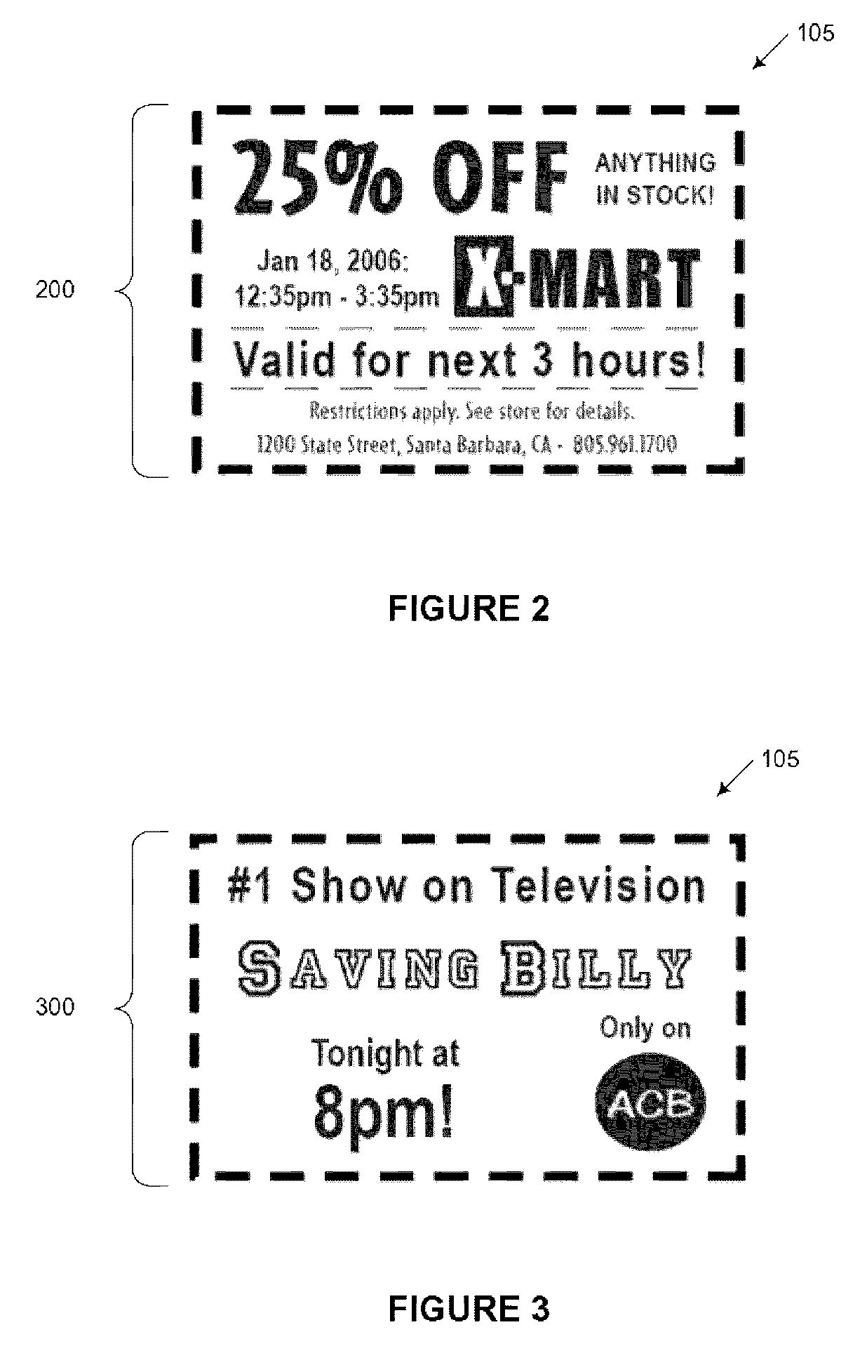 POS Receipt Bearing Real-Time Time/Geographic Advertisement