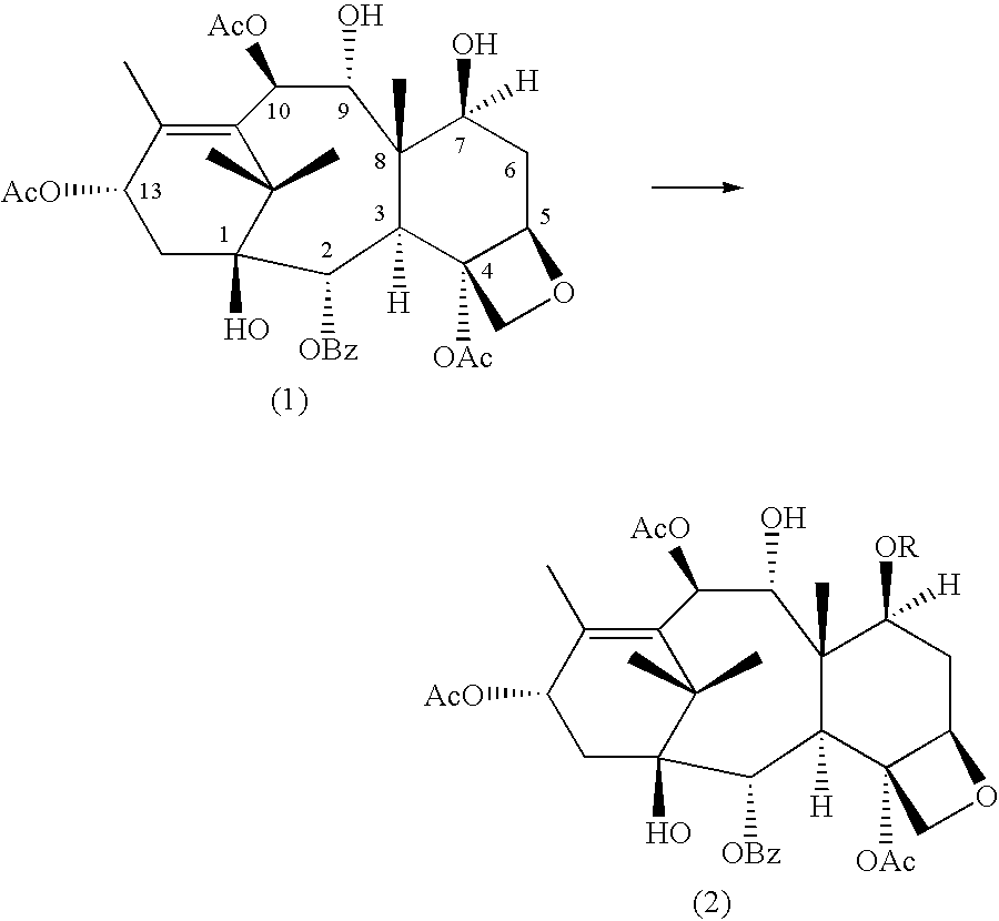 Conversion 9-dihydro-13-acetylbaccatin III into 10-deacetylbaccatin III