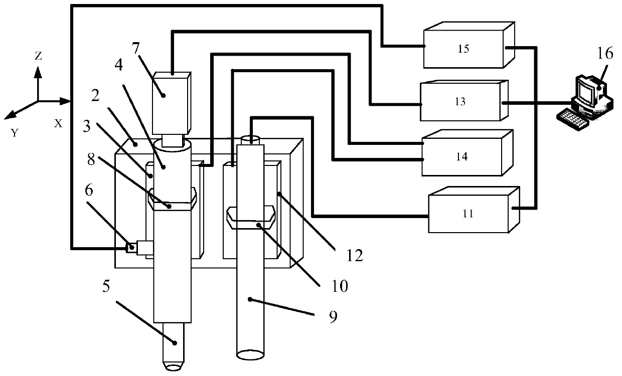 A diamond tool cutting edge wear detection module and detection method