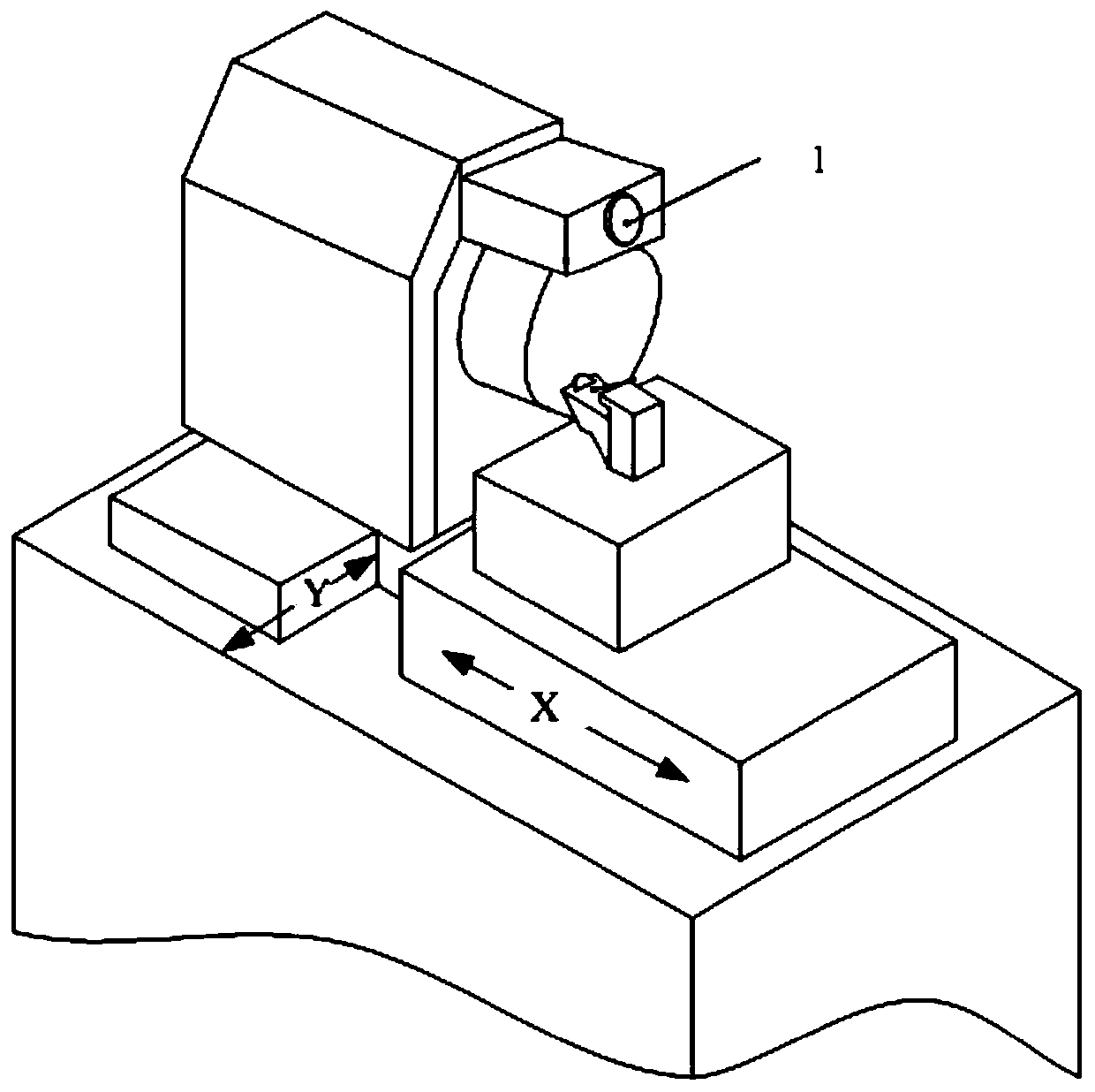 A diamond tool cutting edge wear detection module and detection method