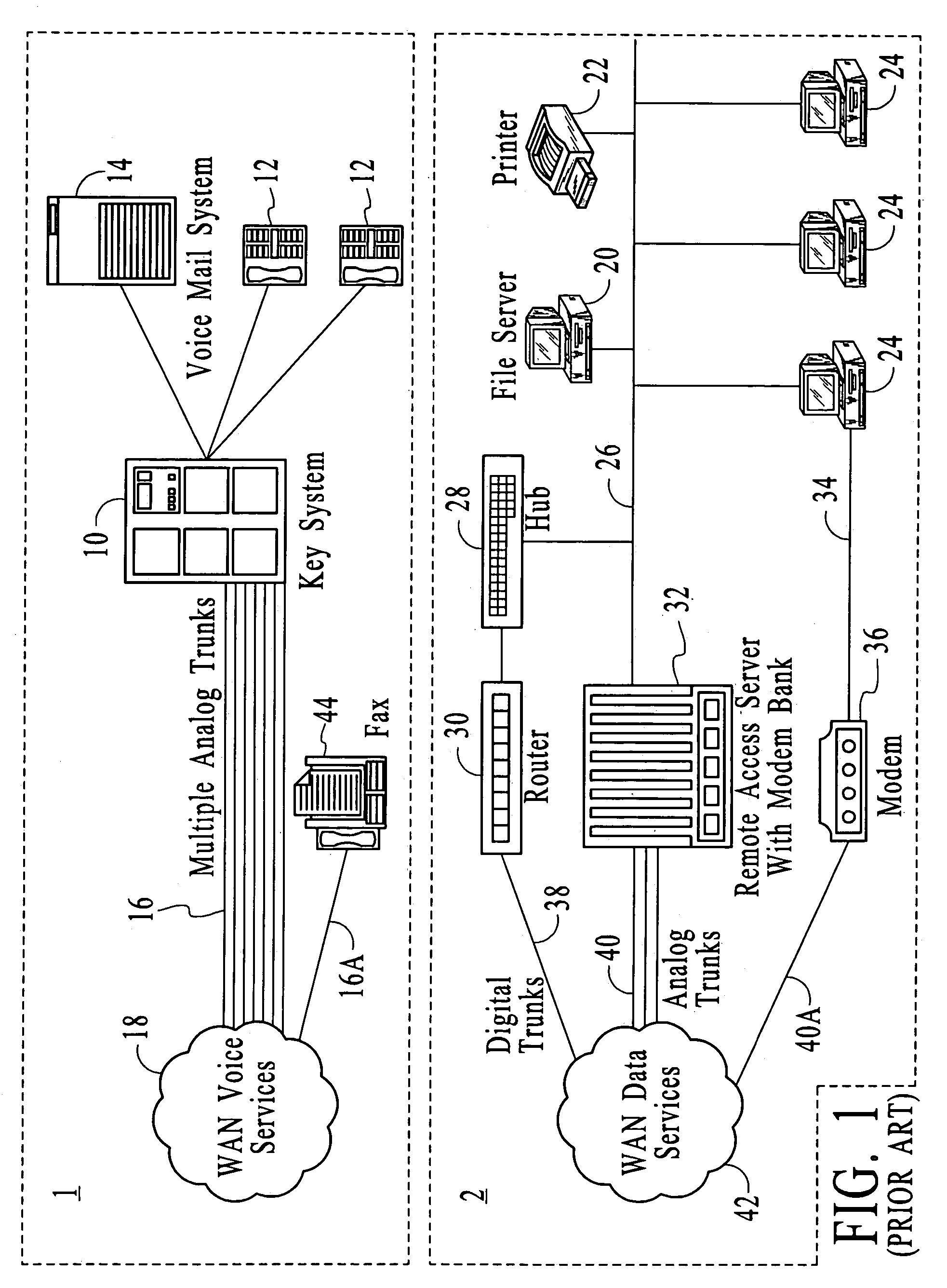 Methods for generating voice prompts using grammatical rules in a system proving TDM voice communications and VOIP communications