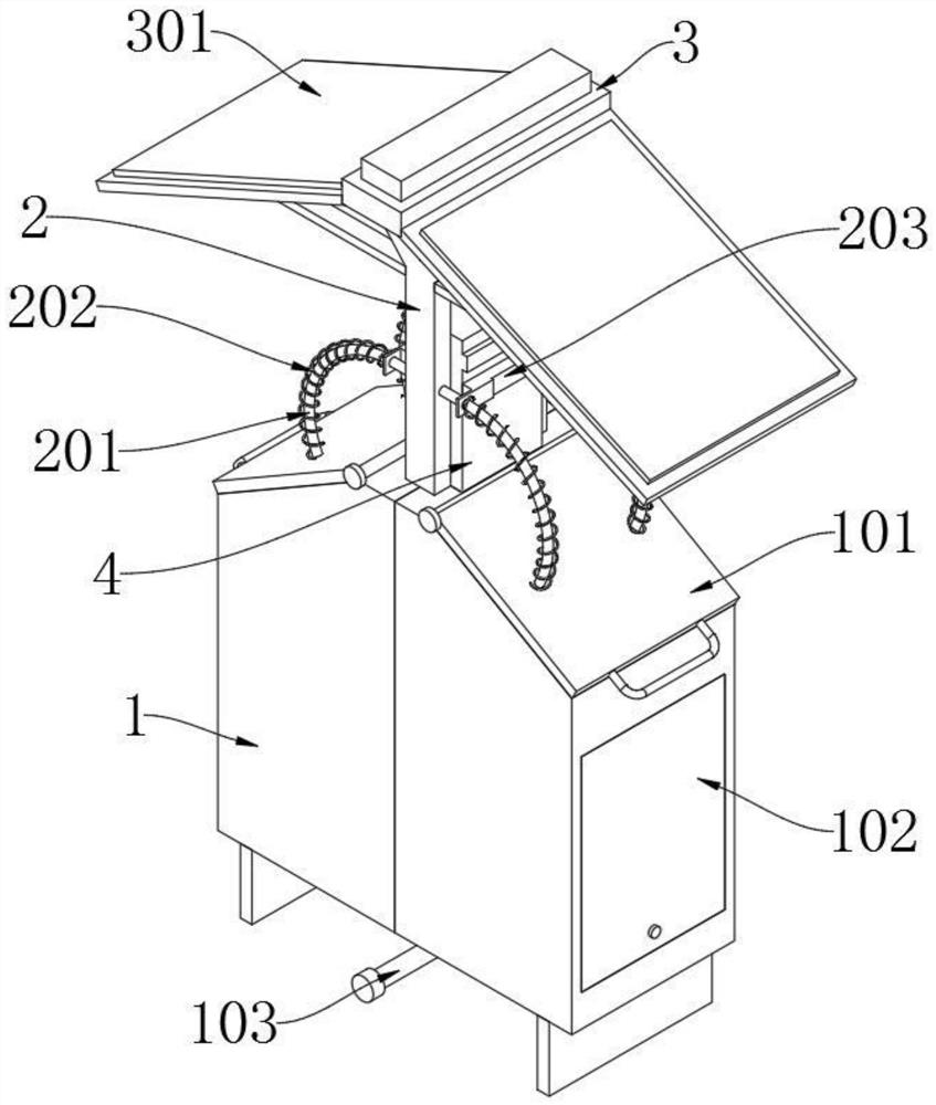 New energy garbage can with disinfection function