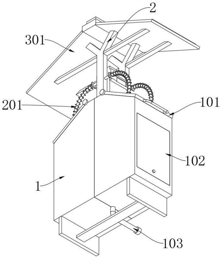 New energy garbage can with disinfection function