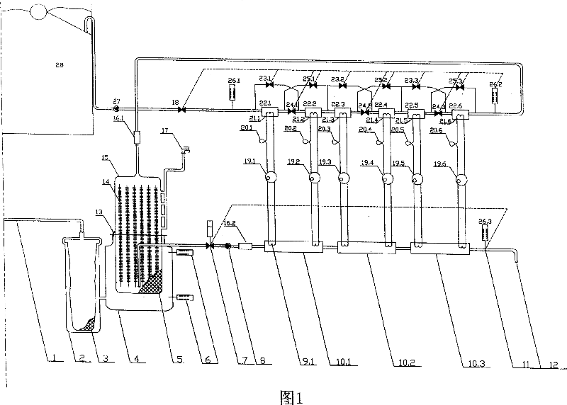 Step heating method of heat pump and its uses thereof for heat recovery hot-water boiler