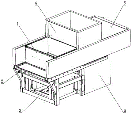 3D printing sand removal apparatus