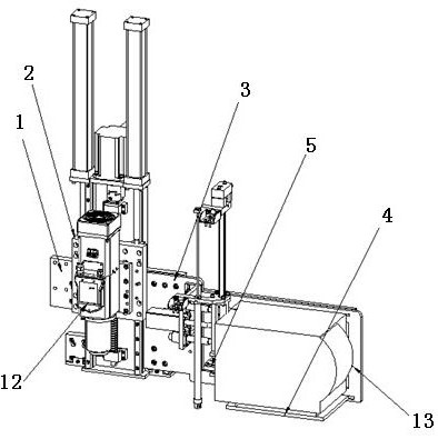 Plate cutting and labeling assembly