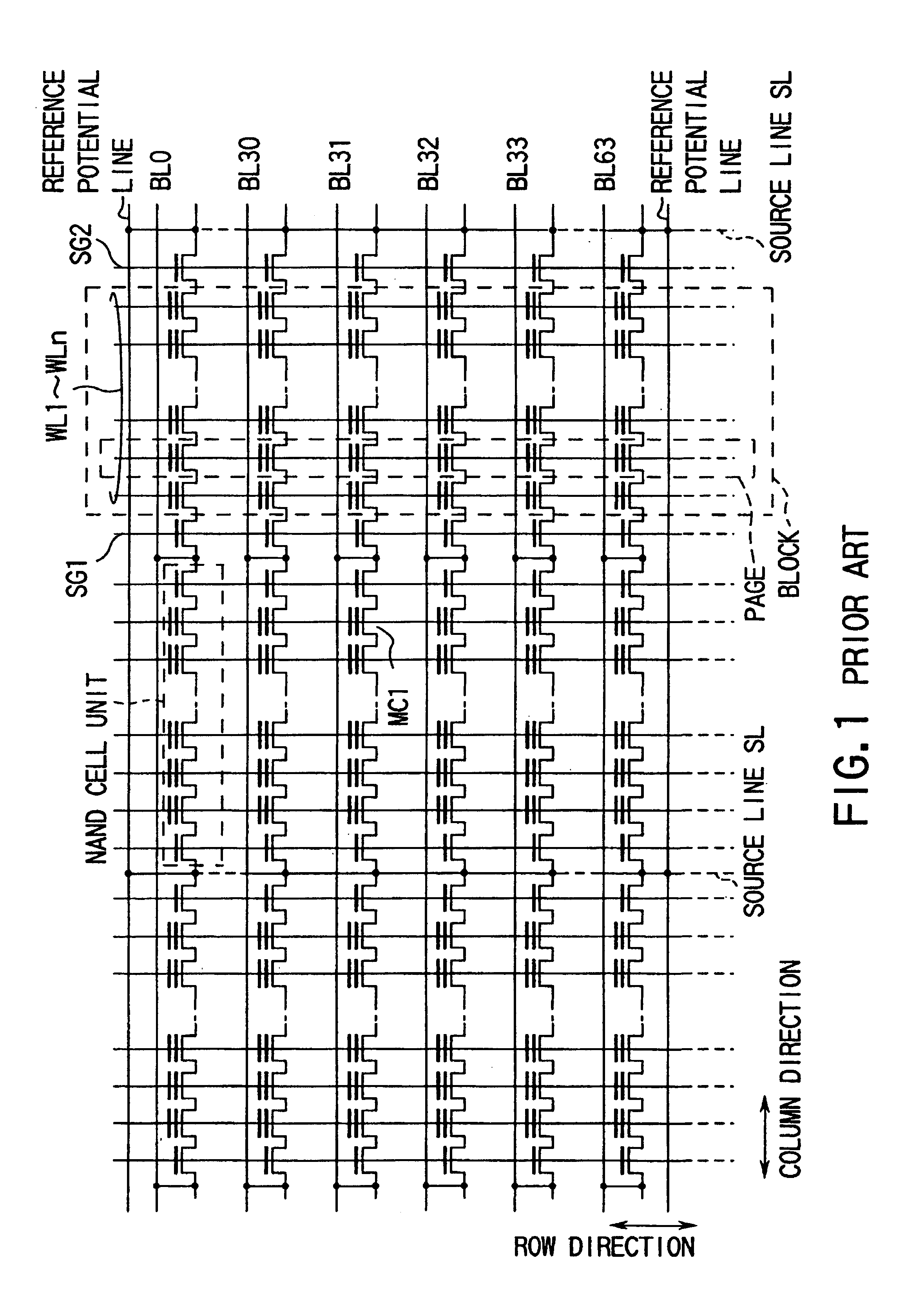 Nonvolatile semiconductor memory having plural data storage portions for a bit line connected to memory cells