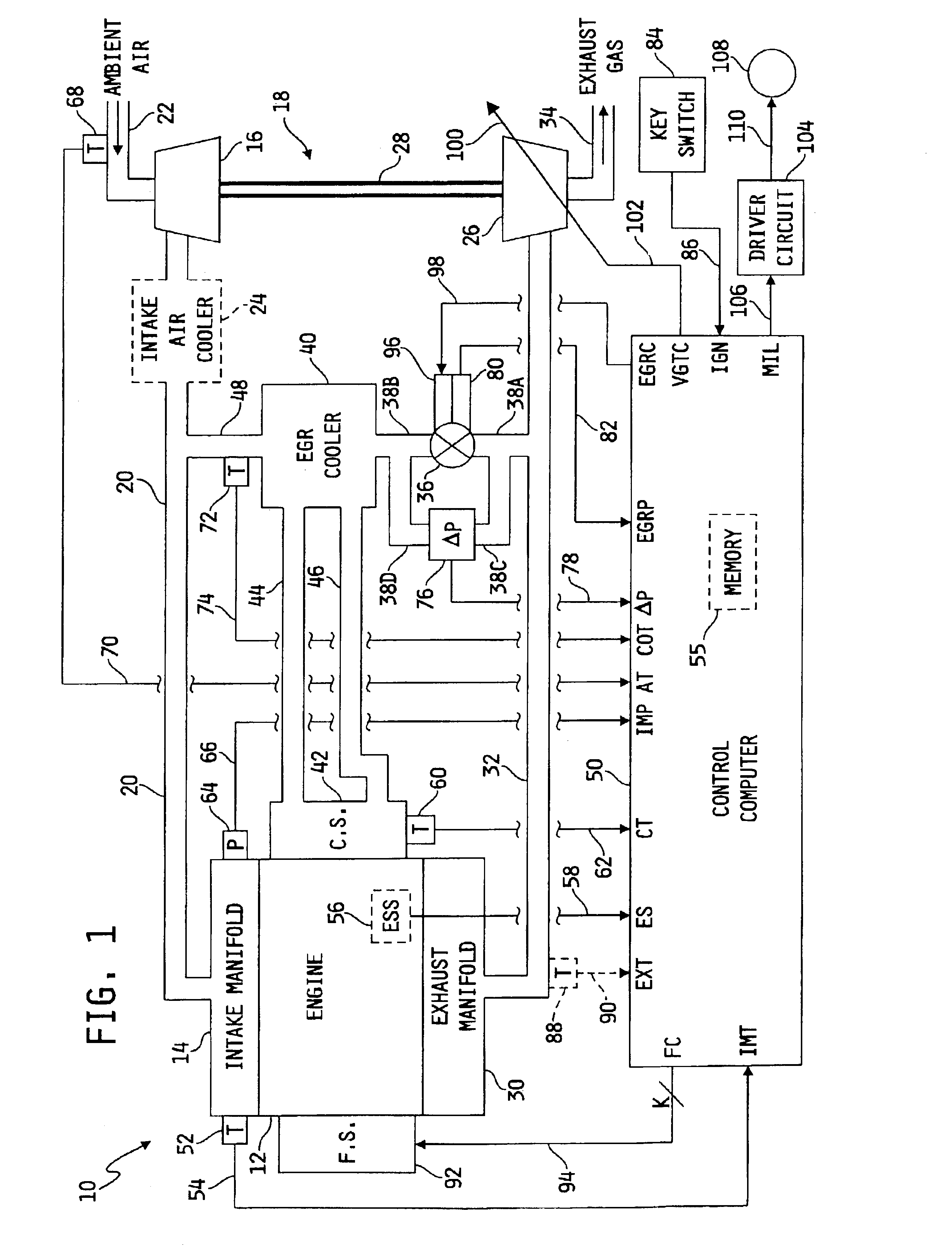 System for diagnosing operation of an EGR cooler