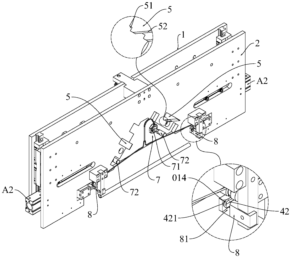 Clothes hanger production device