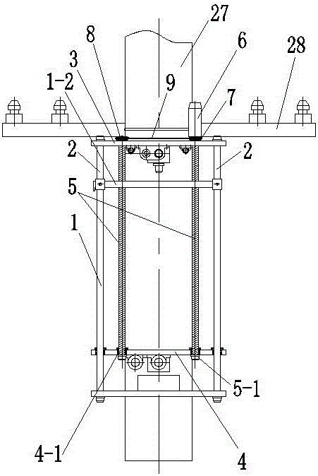 Alternating pole-climbing robot