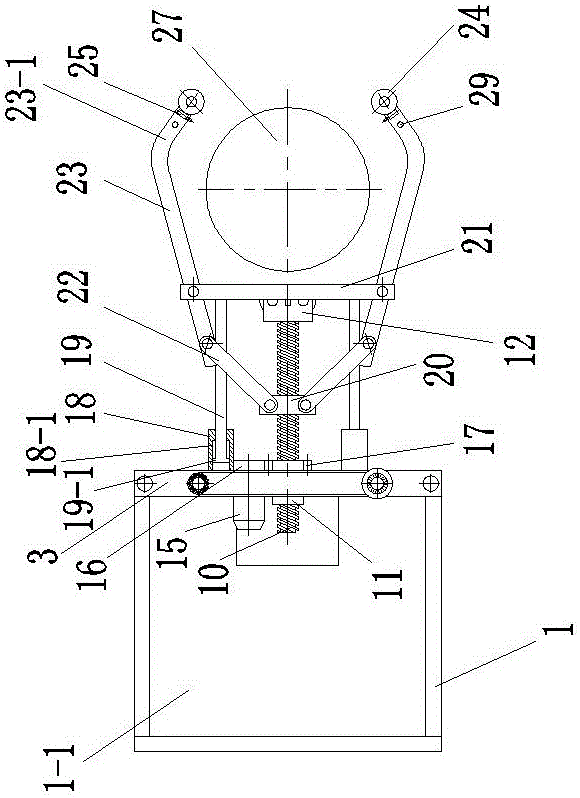 Alternating pole-climbing robot