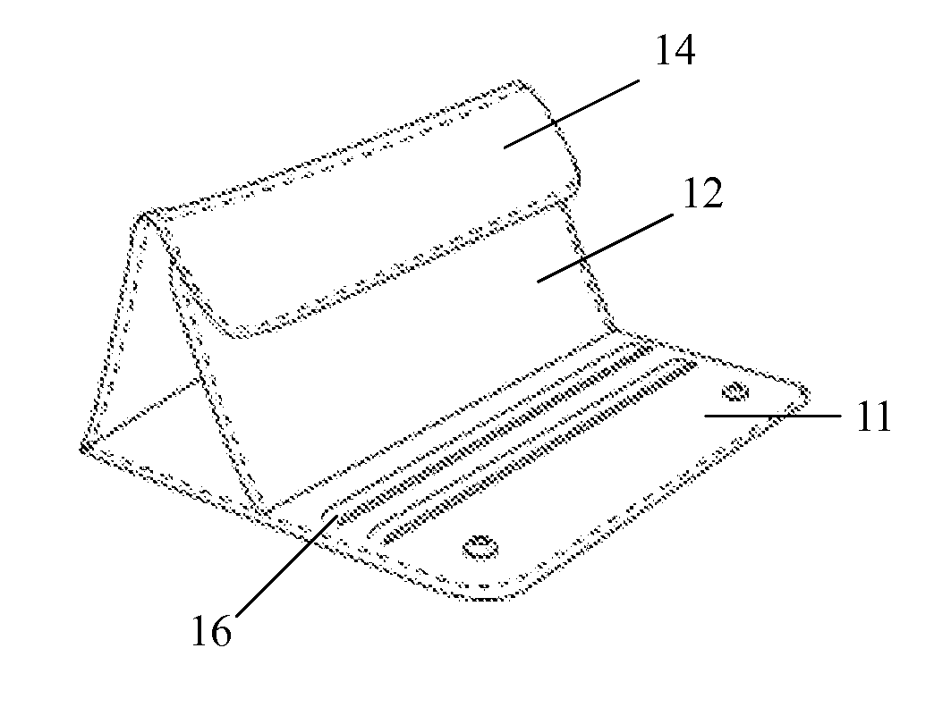 Combination of protective casing and stand for portable handheld electronic device