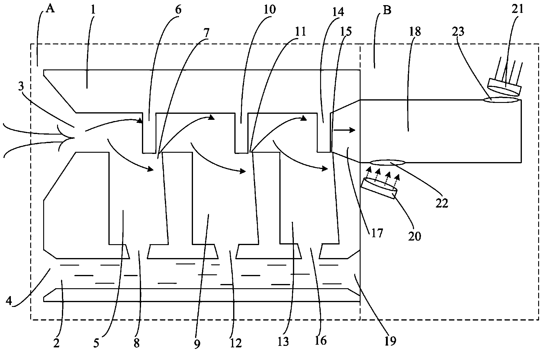 PM2.5 (Particulate Matter 2.5) detection device and manufacturing method thereof