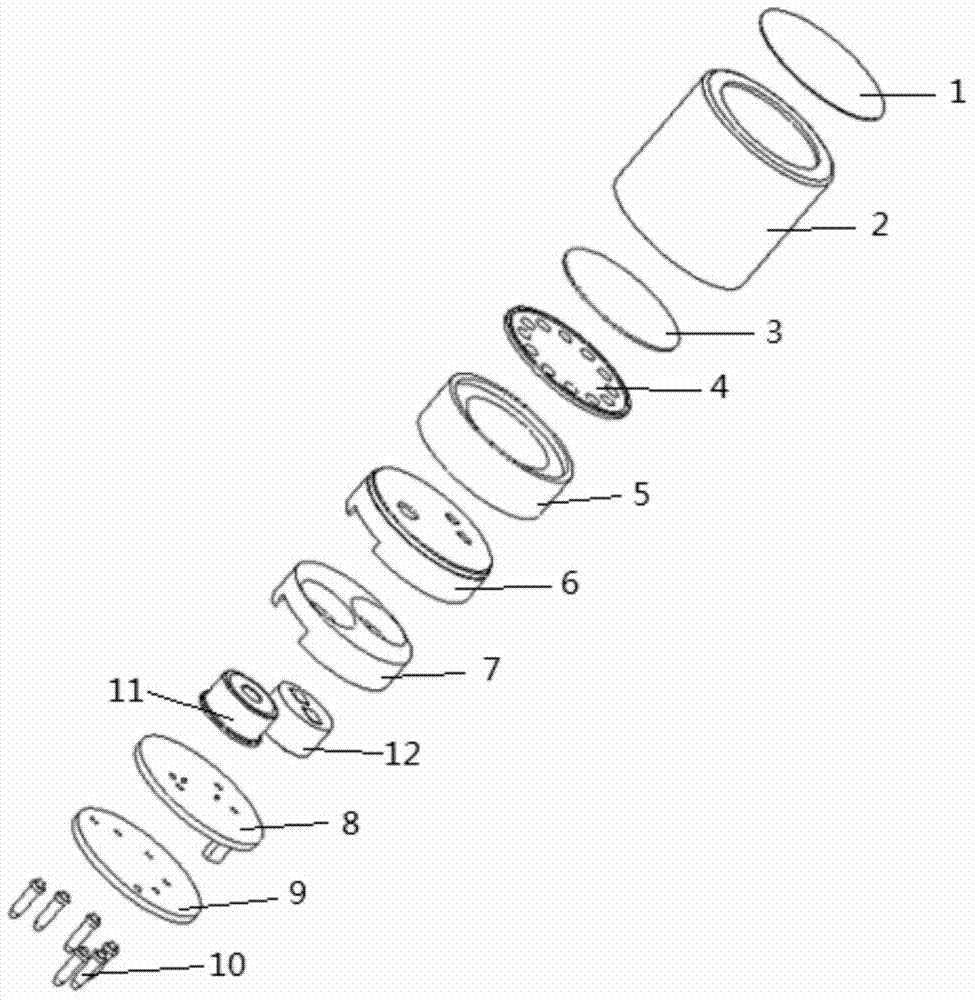 Micro far infrared type gas concentration monitoring method and device