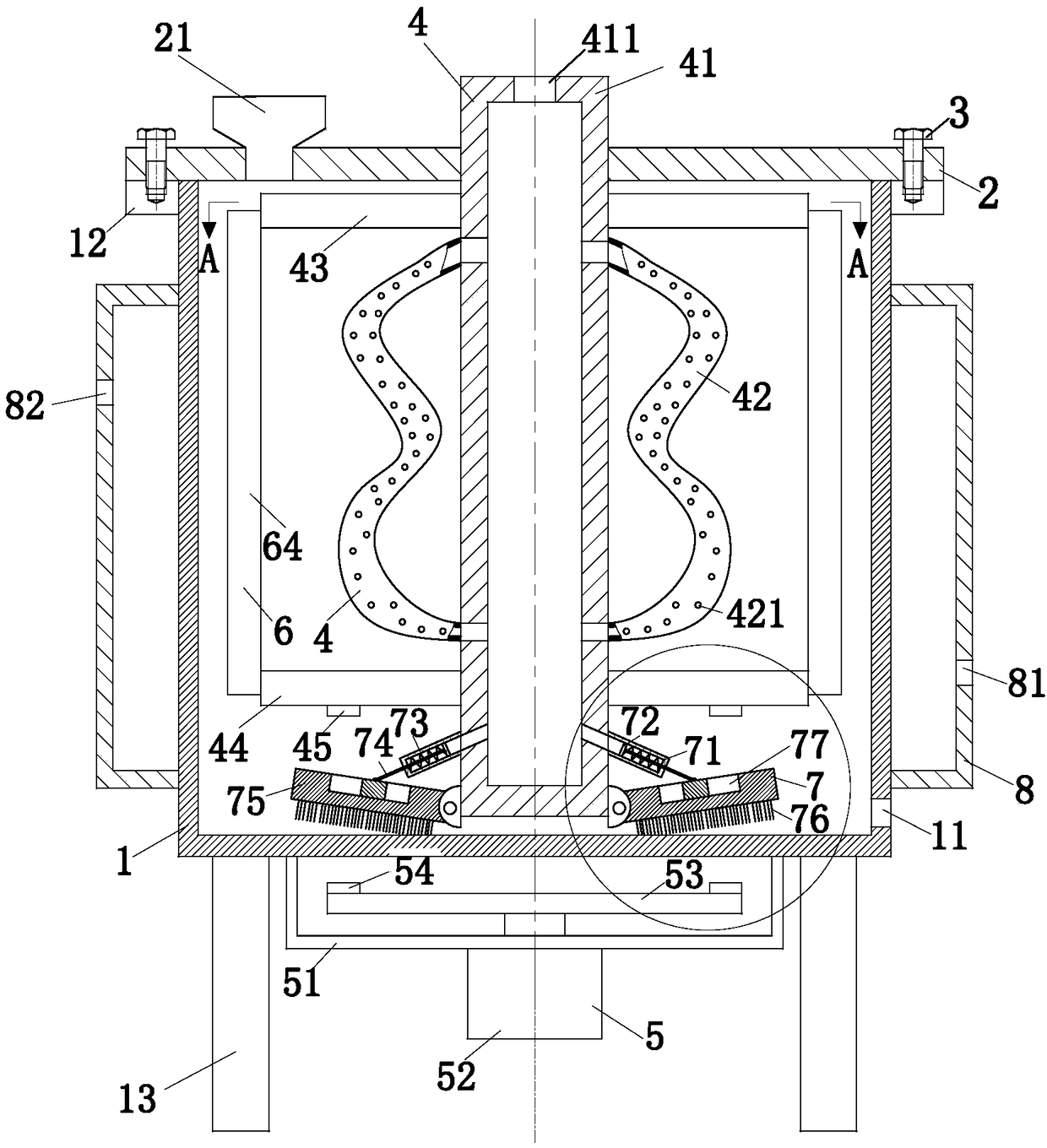 Environment-friendly self-cleaning in diluting unit