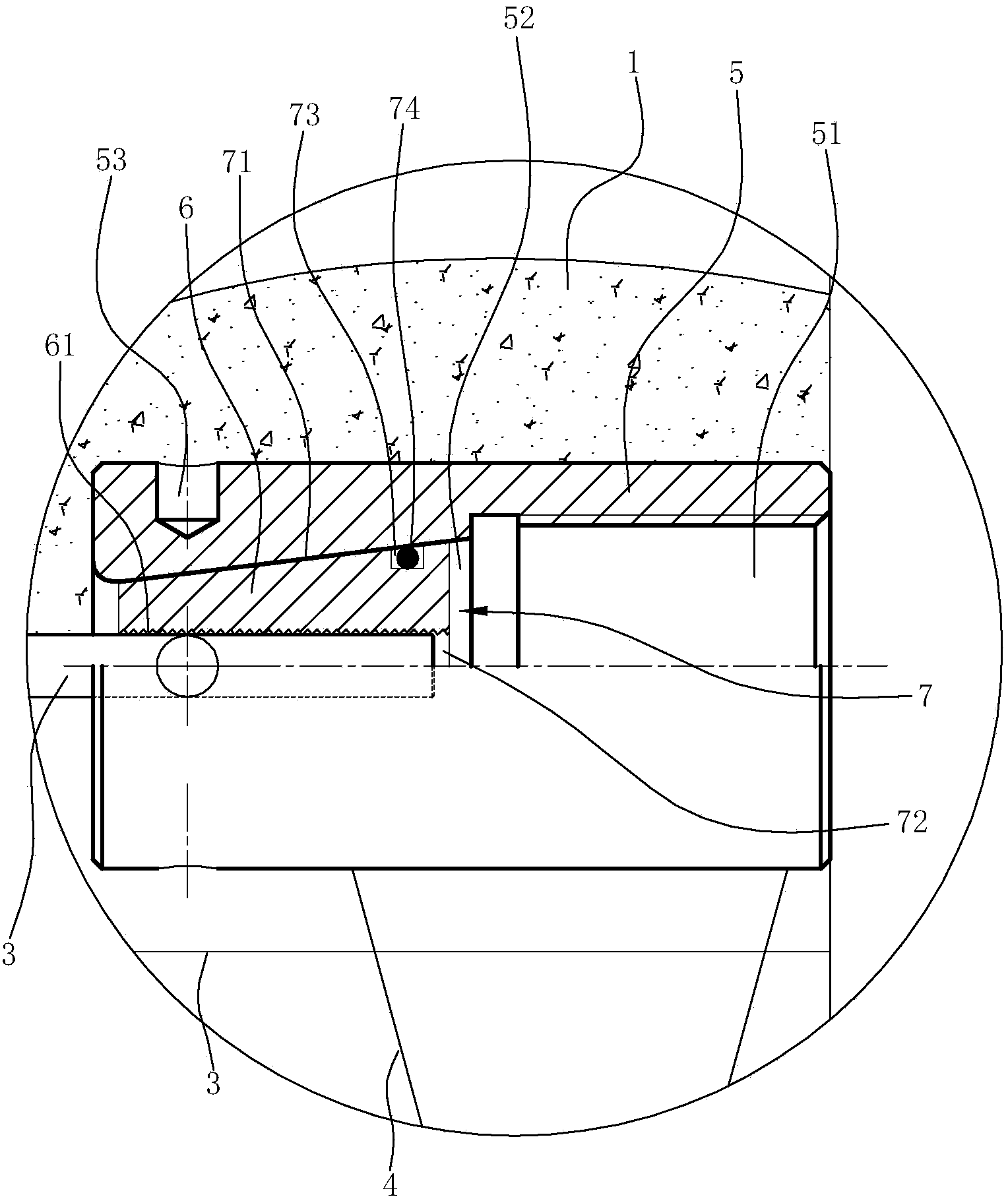 Pre-tensioning-mode centrifugal concrete pile with steel strands and manufacturing method