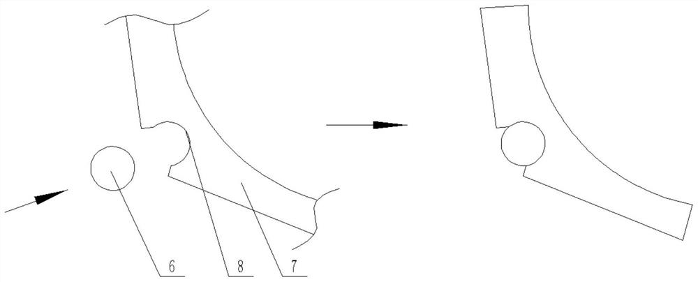 A method for controlling welding deformation of titanium alloy thick plate