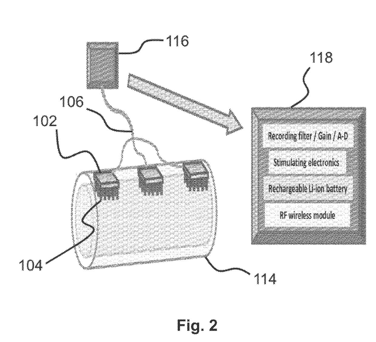 Neural interfacing device