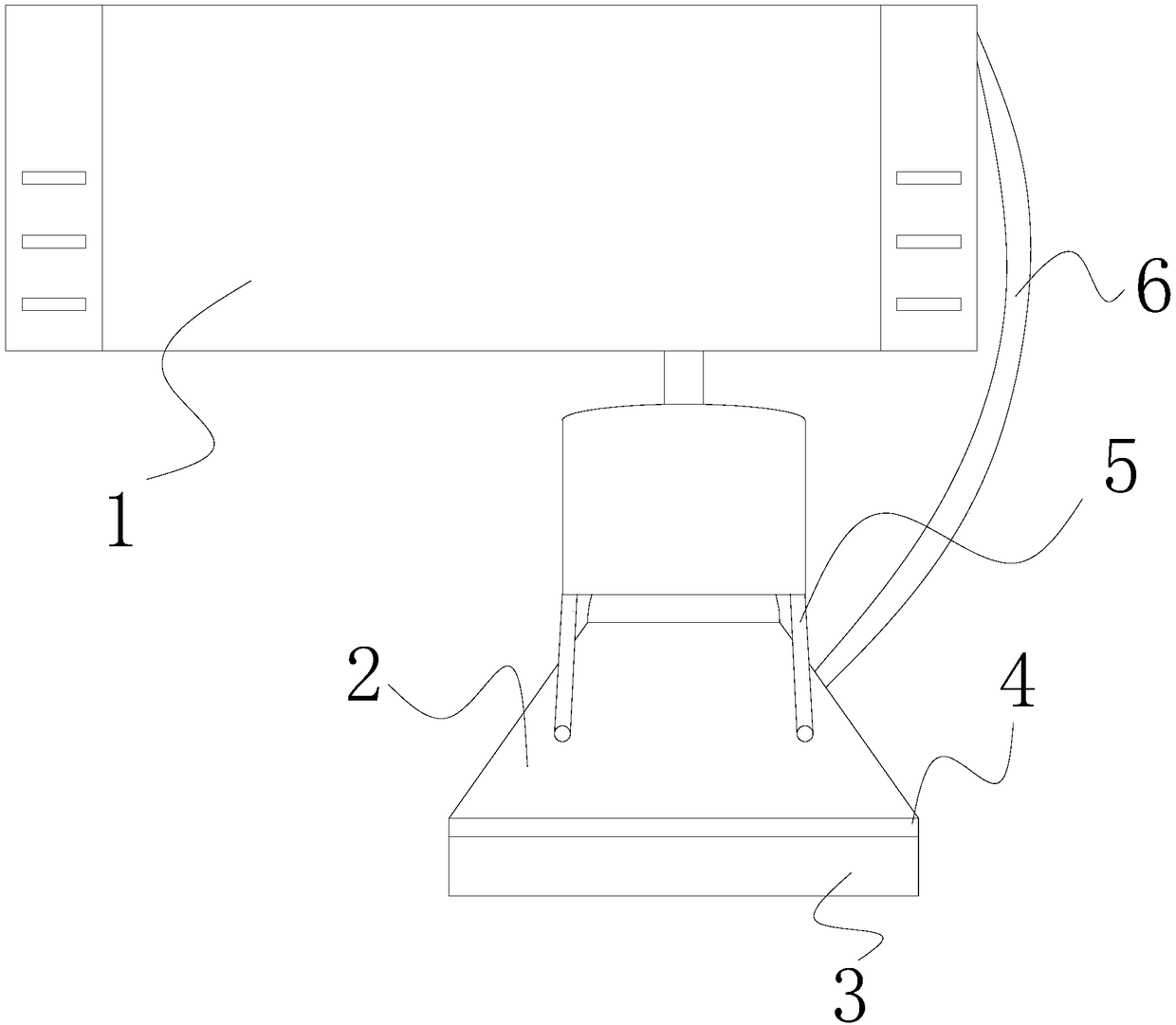 Angle-adjustable LED illuminating lamp device