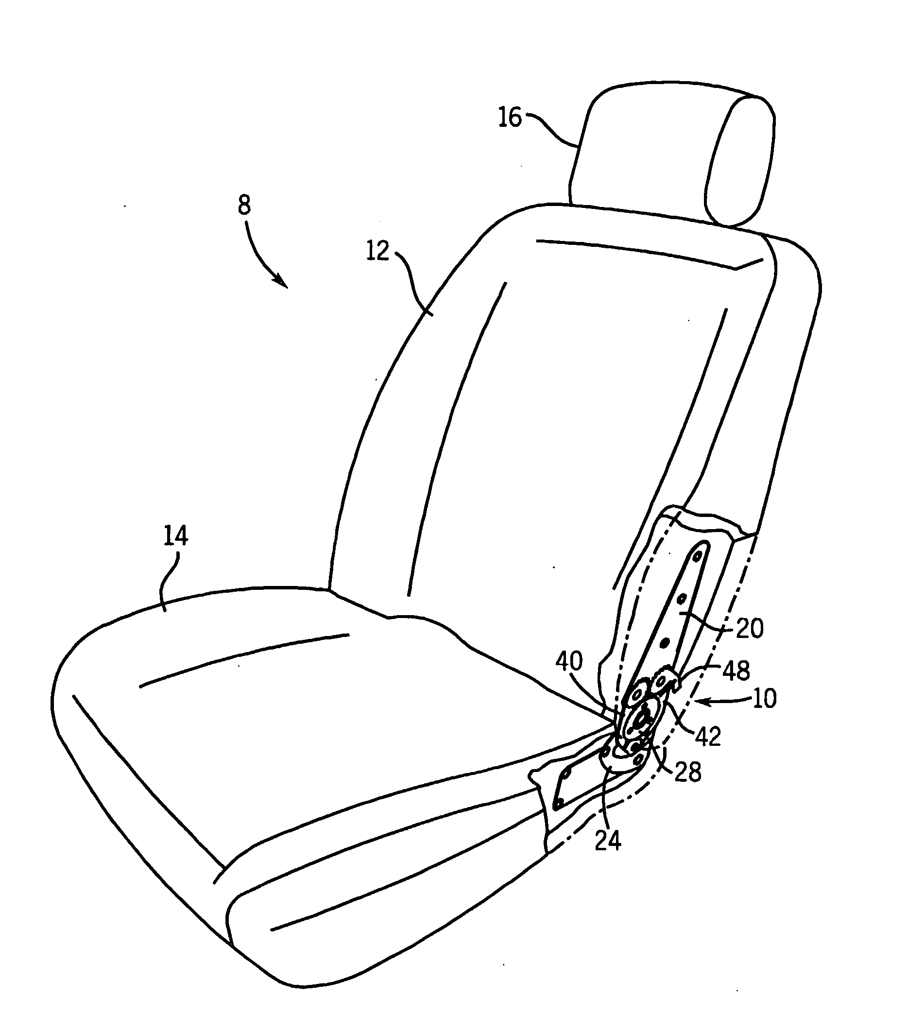 Recliner mechanism