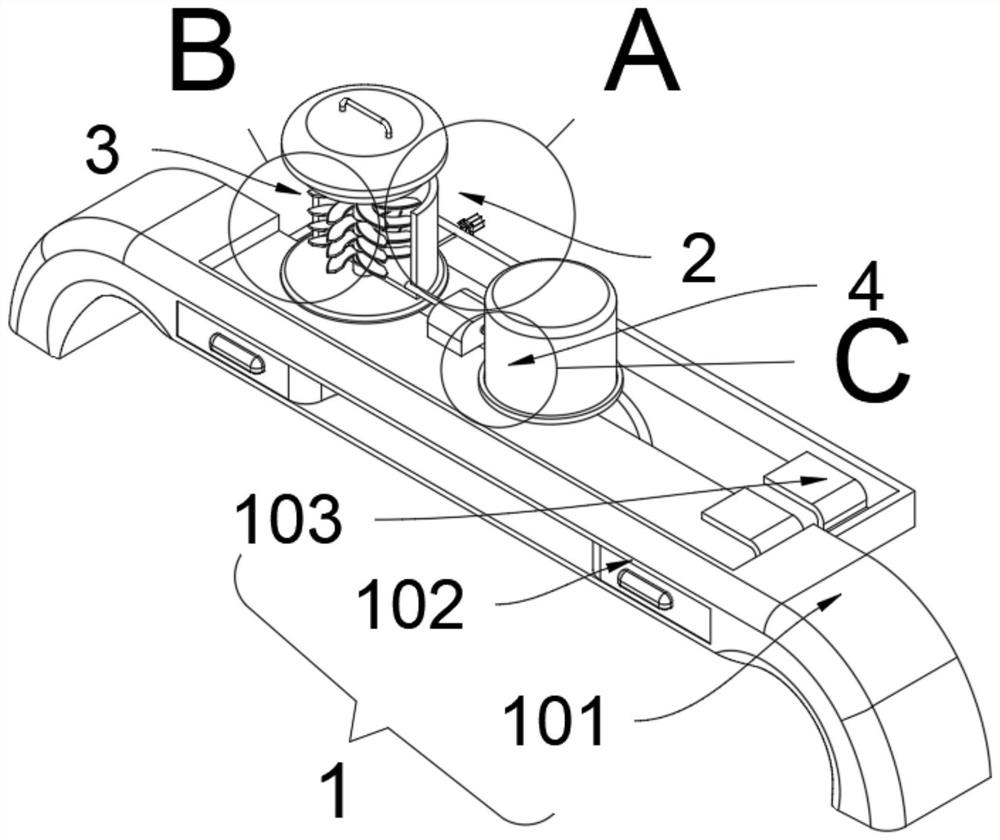 Heat preservation type feeding device based on nursing of digestive system department and using method