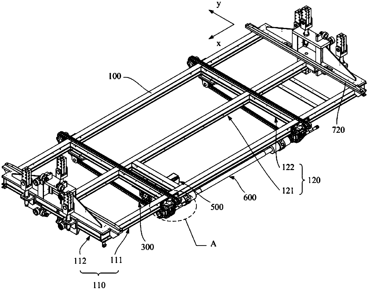 Cargo moving device and method for storing and picking cargo