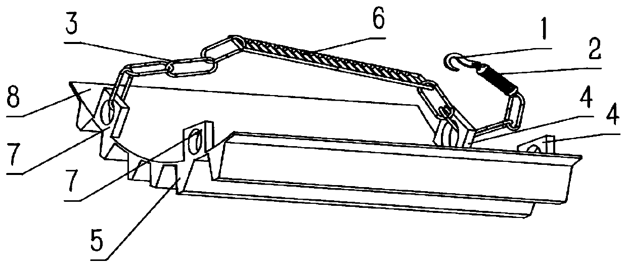 Part for preventing wheel from slipping on soft and muddy land