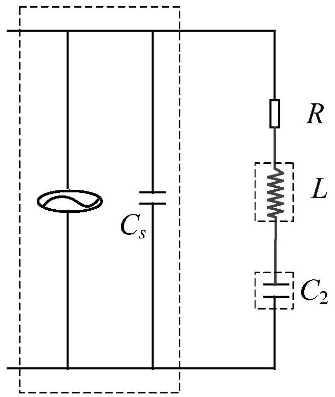 Piezoelectric shunt semi-passive control device and design method for vibration control of propulsion shafting