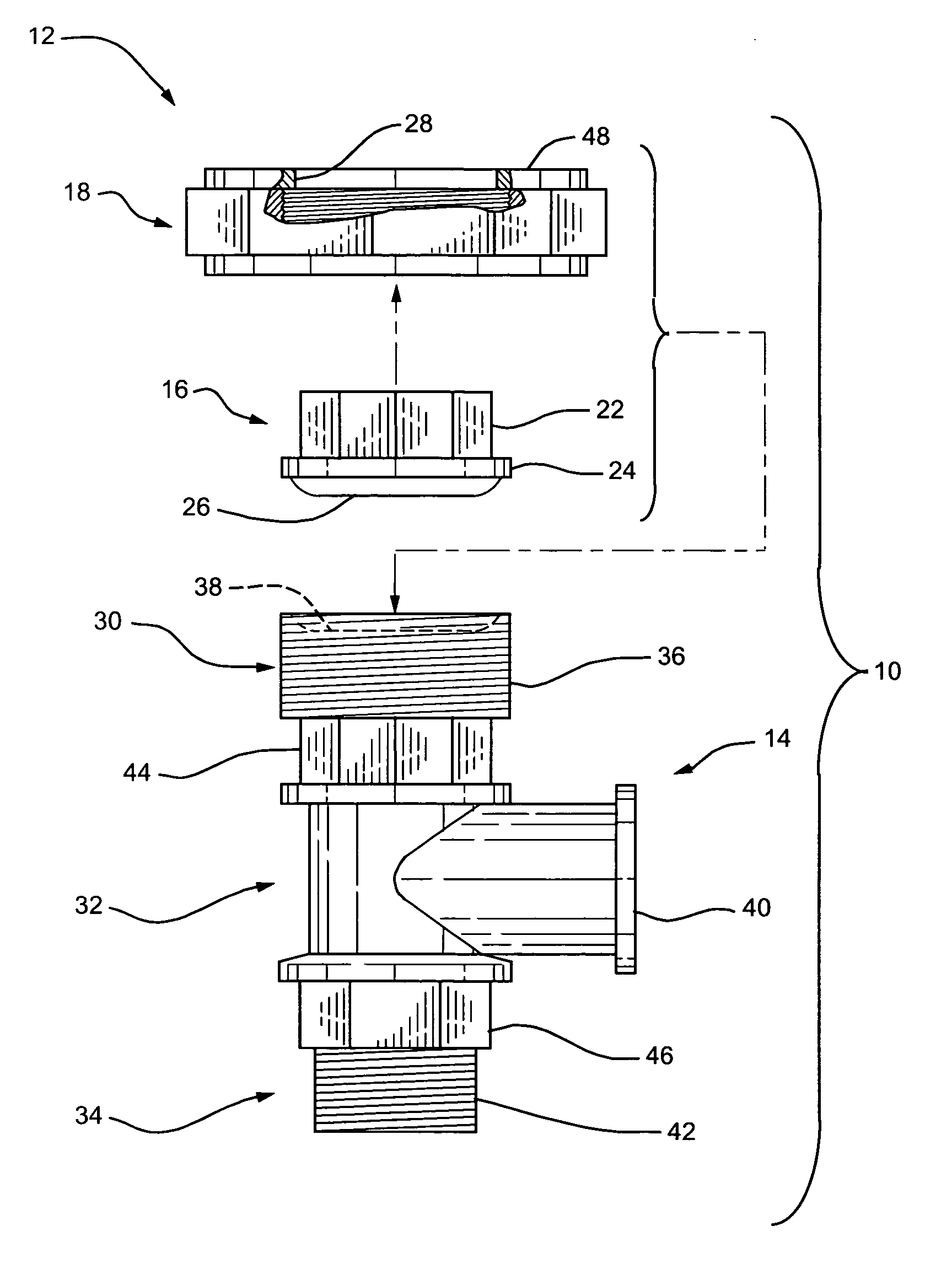 Quick connect and quick disconnect plumbing apparatus