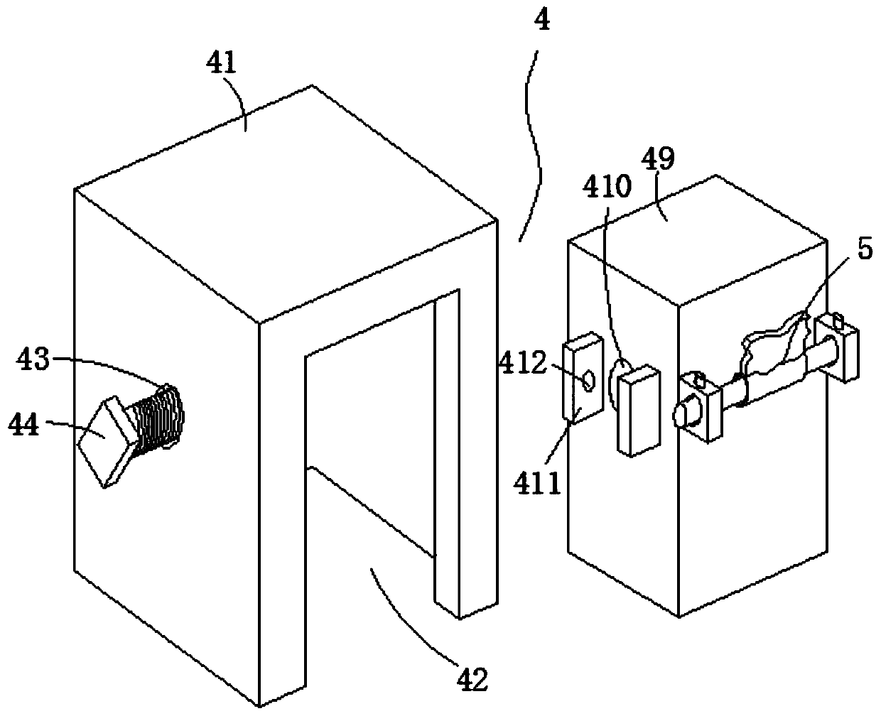 Buckle structure for low-temperature refrigerating equipment carrying