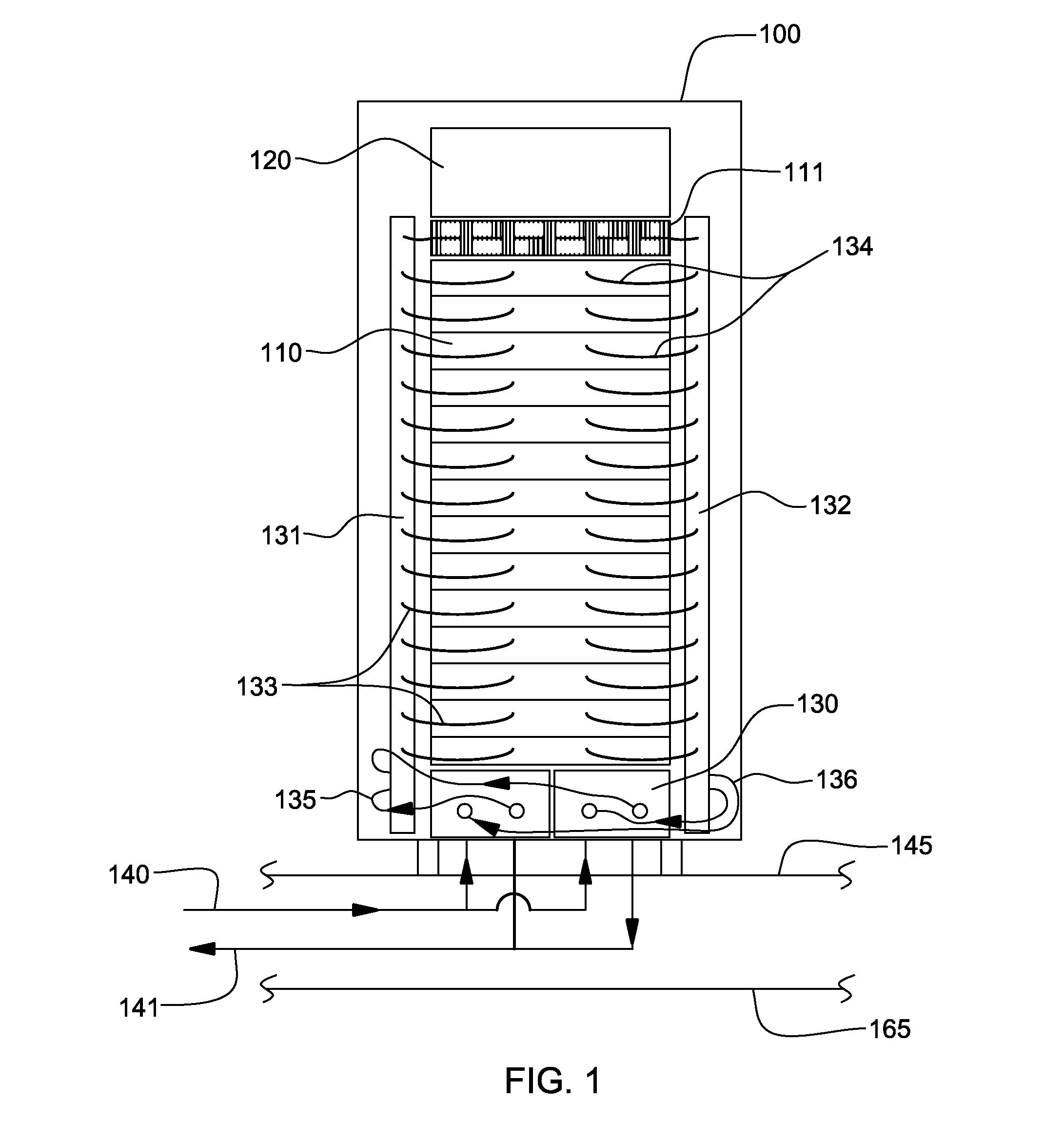 Heat sink structure with a vapor-permeable membrane for two-phase cooling