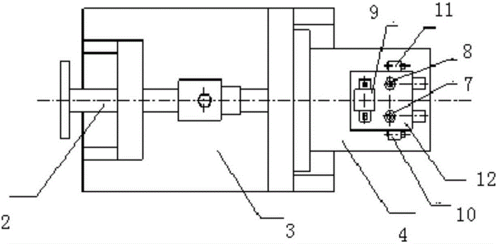 Continuous caster mould oscillation servo cylinder internal leakage detection device and detection method