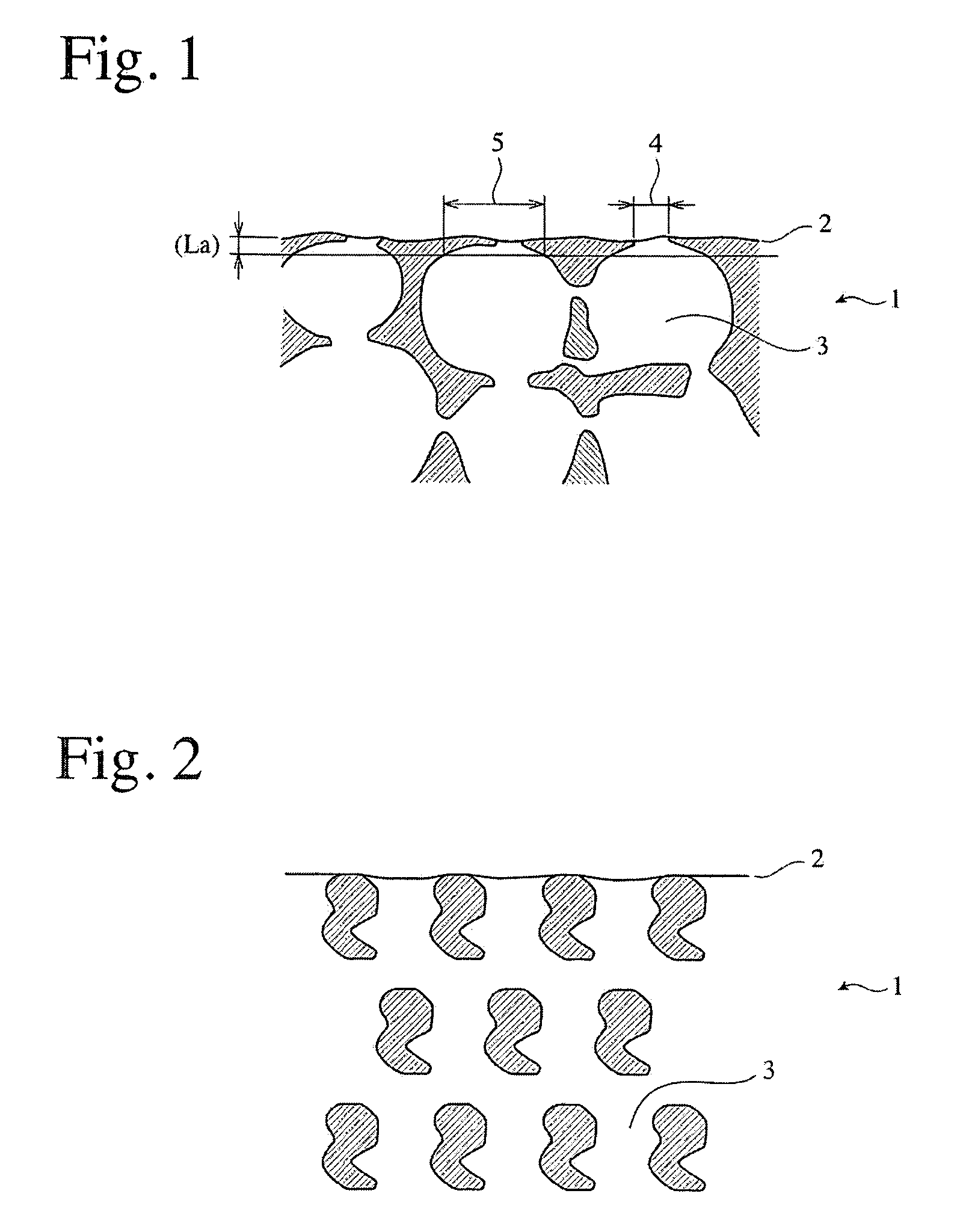 Ceramic honeycomb structure and moldable material usable for its extrusion molding