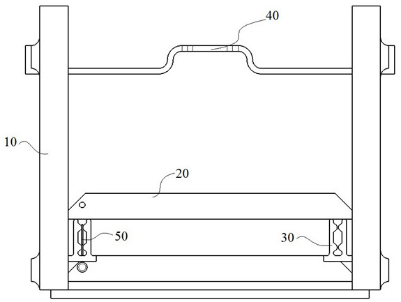 Iron core plate annealing clamp