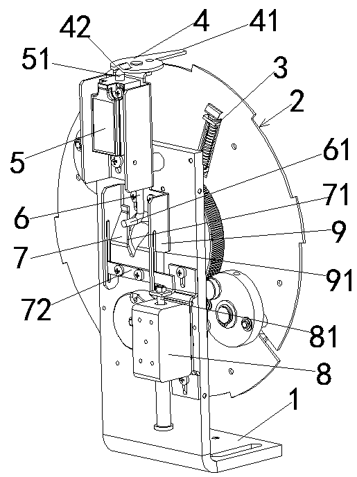 Direct push reset type elevator speed limiter