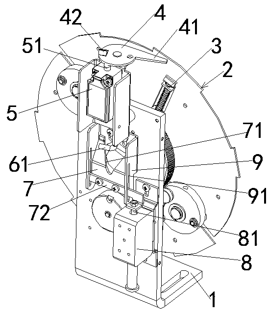 Direct push reset type elevator speed limiter