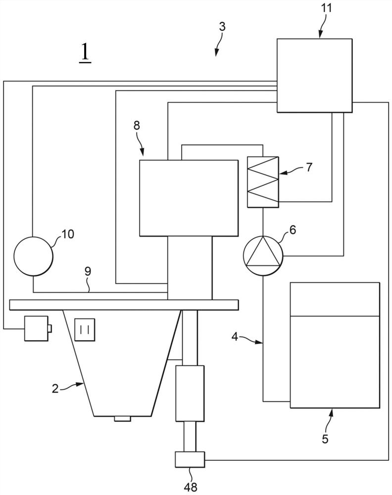 Apparatus and method for preparing a beverage from a liquid supplied by a machine to a package