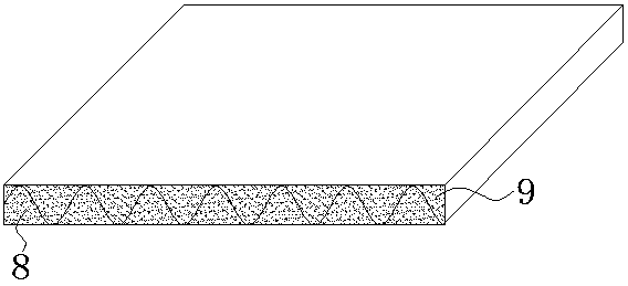 Nylon mesh reinforced concrete structure light slab inner wall and its preparation equipment, preparation and installation method