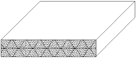 Nylon mesh reinforced concrete structure light slab inner wall and its preparation equipment, preparation and installation method