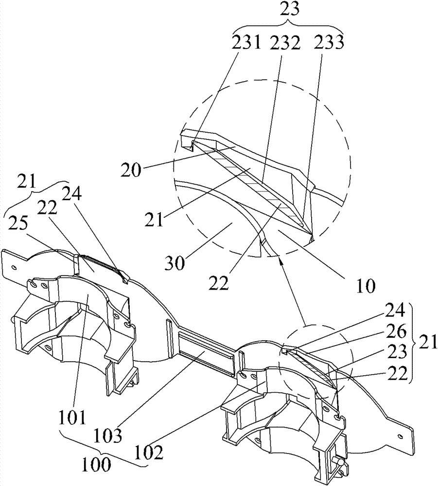 Miniature circular shaded pole motor bobbin bracket