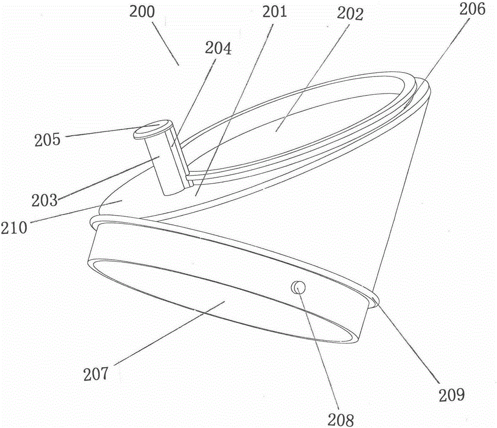 Urine leading-out device of male in-bed urinal and kit