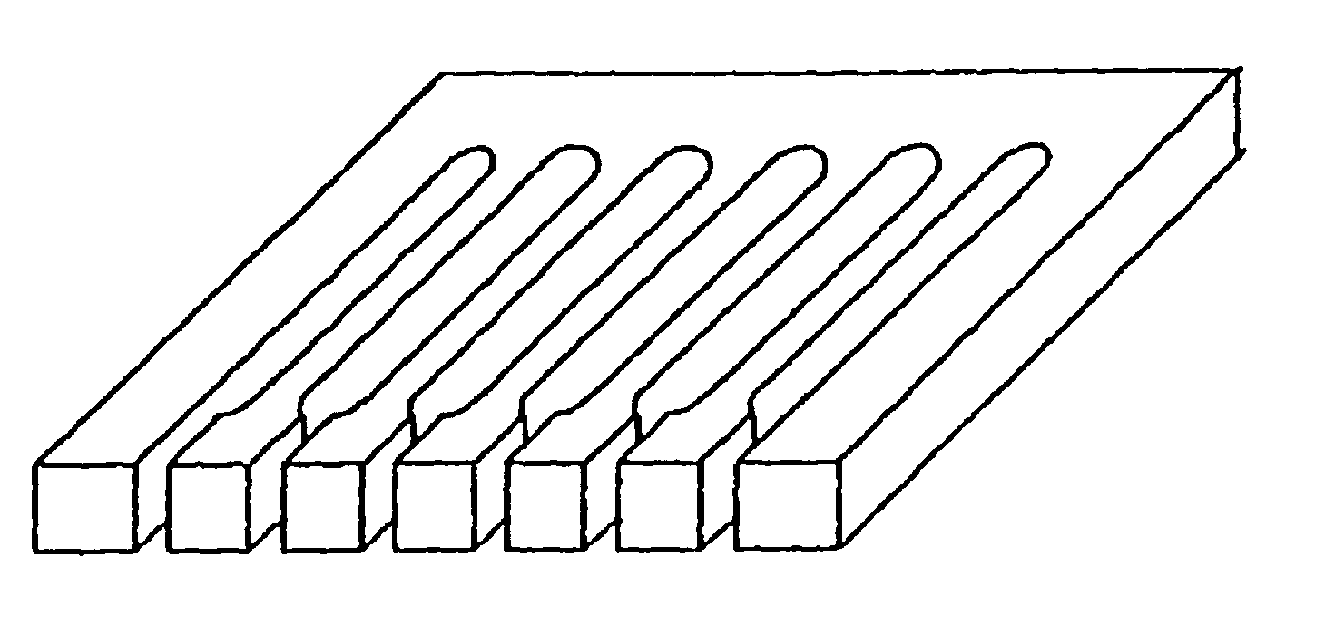 Method for manufacturing a comb teeth type piezoelectric actuator