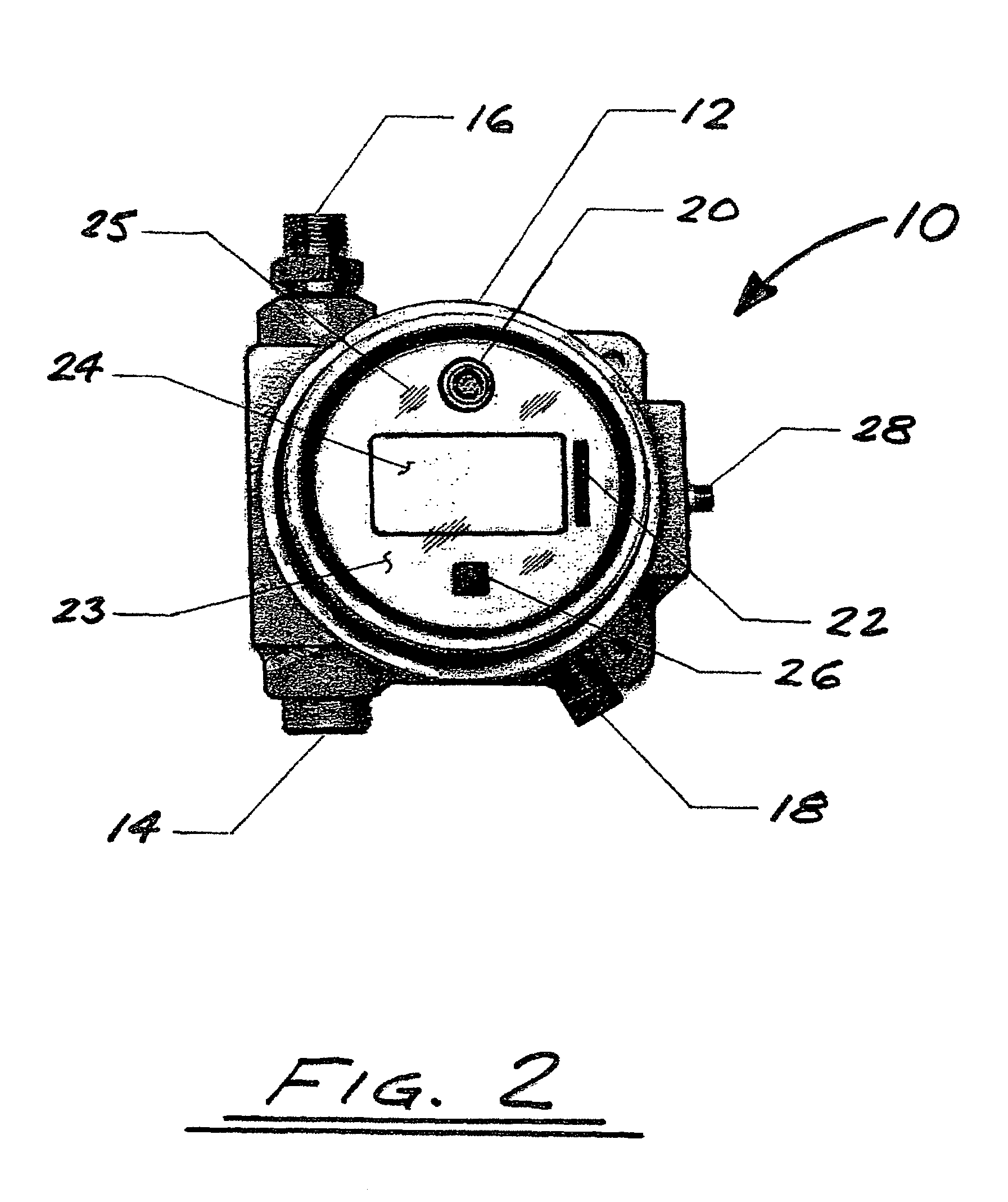 Electronic gas flow measurement and recording device